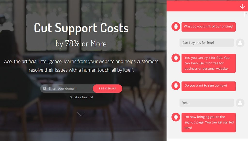 Acobot Live Chat