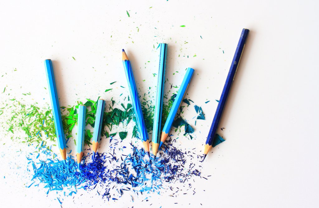 pensil warna gambar gratis, pensil warna