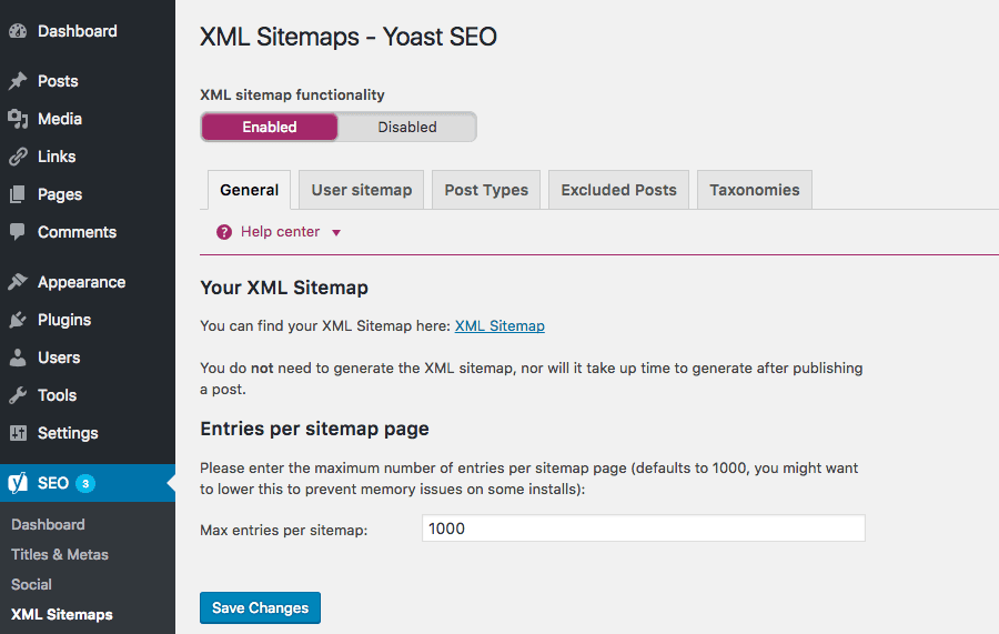 cara membuat sitemap